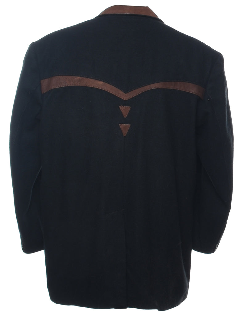 Button Front Westerm Blazer - XL