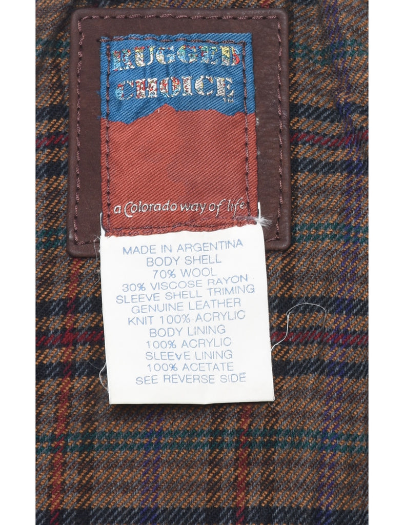 Button Front Westerm Blazer - XL