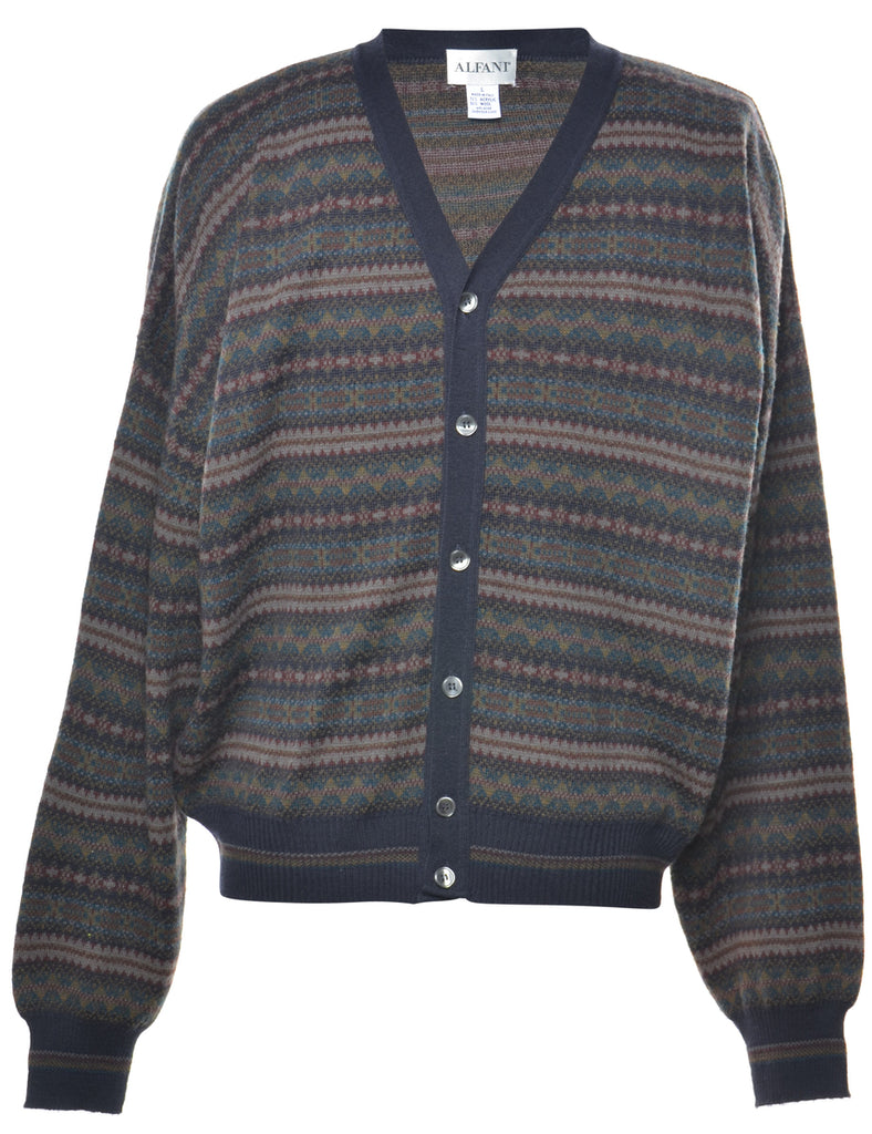 Button Through Cardigan - L