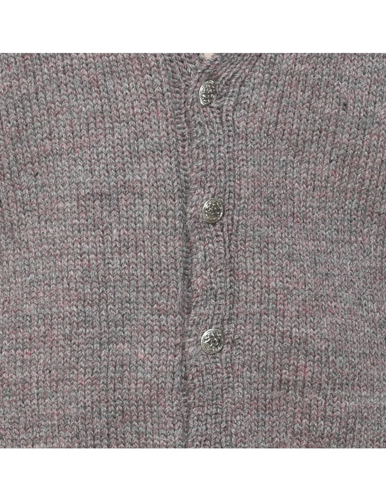 Button Through Cardigan - L