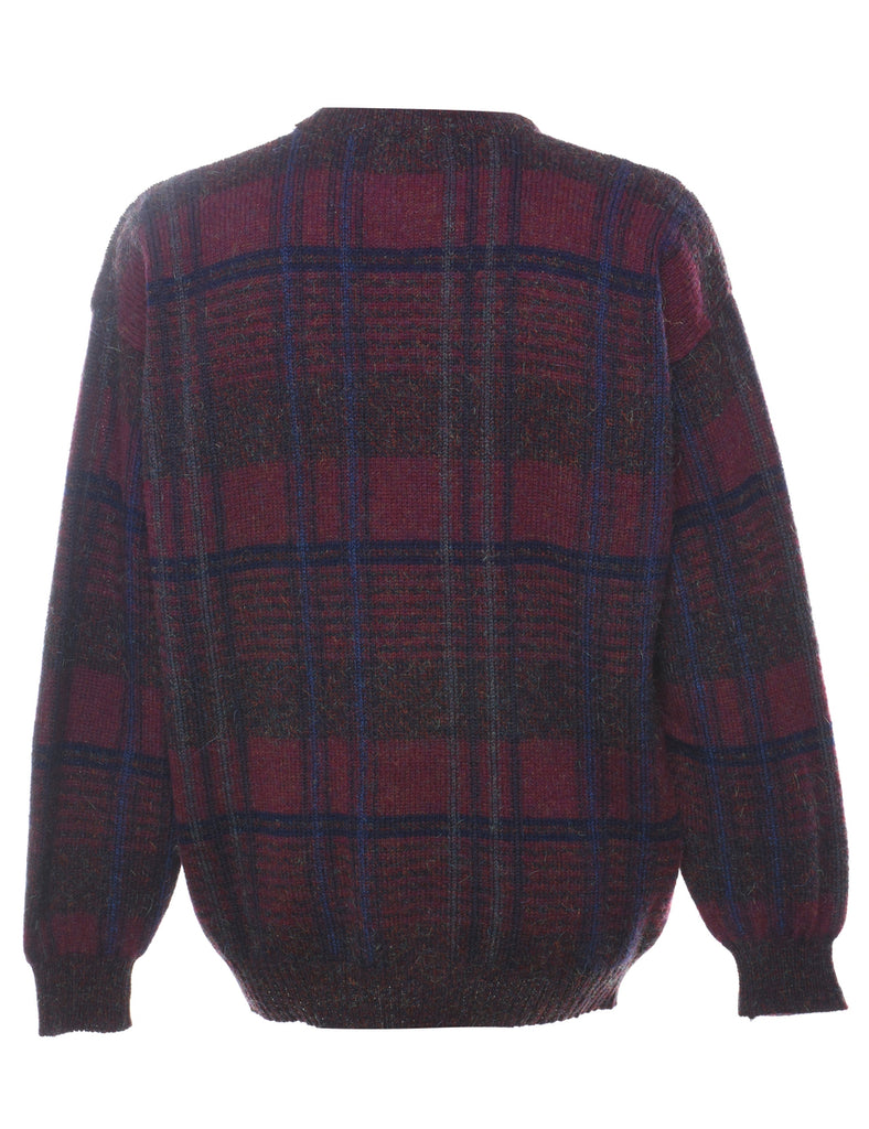 Byford Checked Jumper - XL