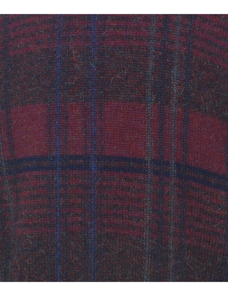 Byford Checked Jumper - XL