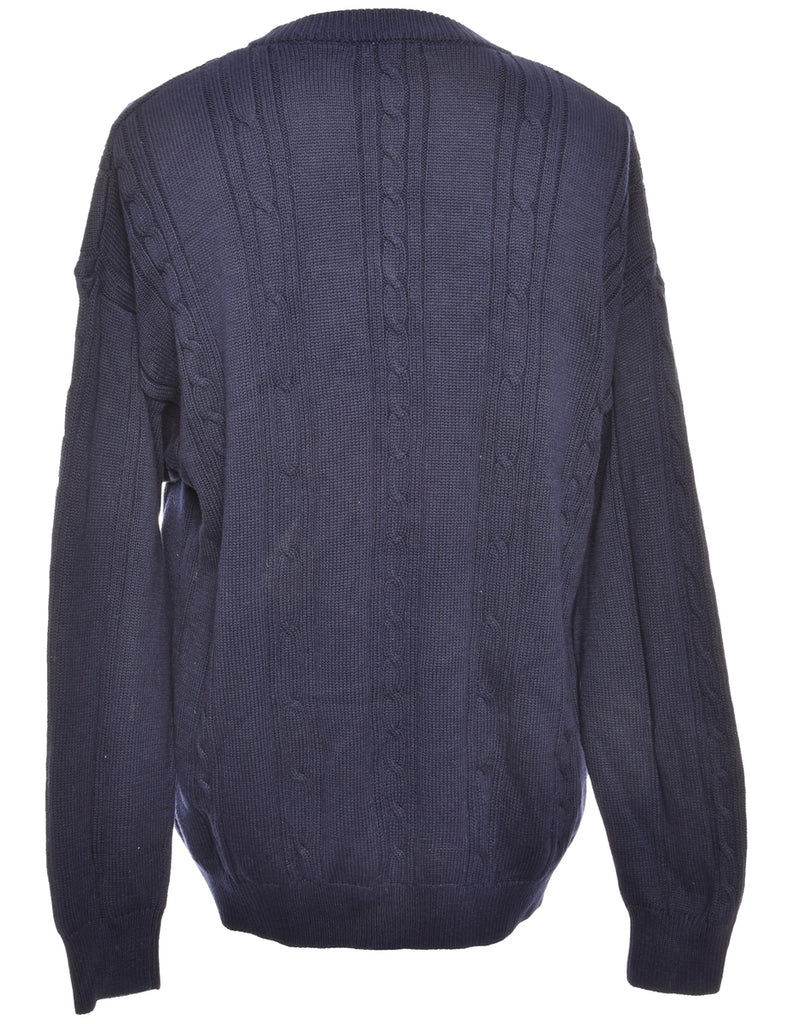 Cable Knit Izod Jumper - M