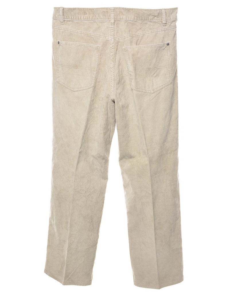 Calvin Klein Beige Corduroy Trousers - W36 L30