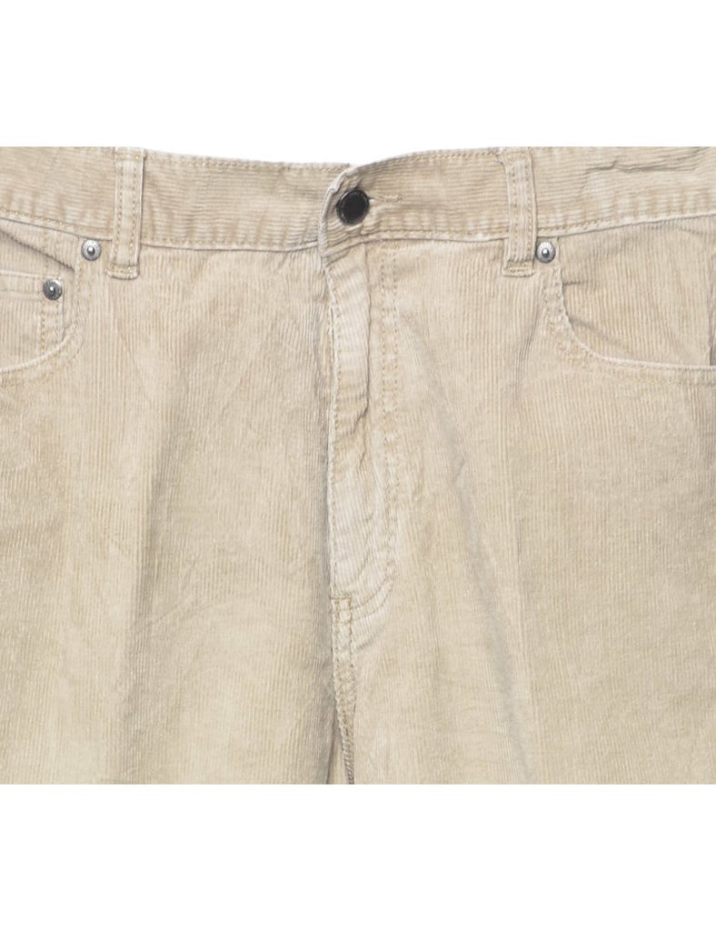 Calvin Klein Beige Corduroy Trousers - W36 L30