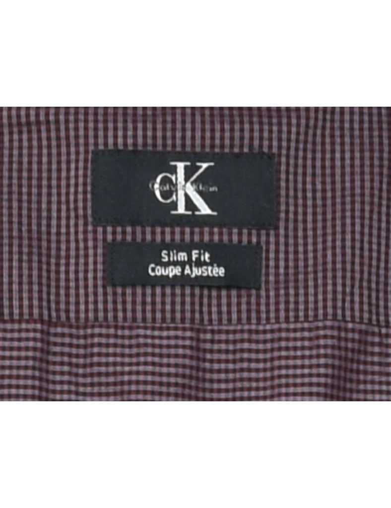 Calvin Klein Checked Shirt - L