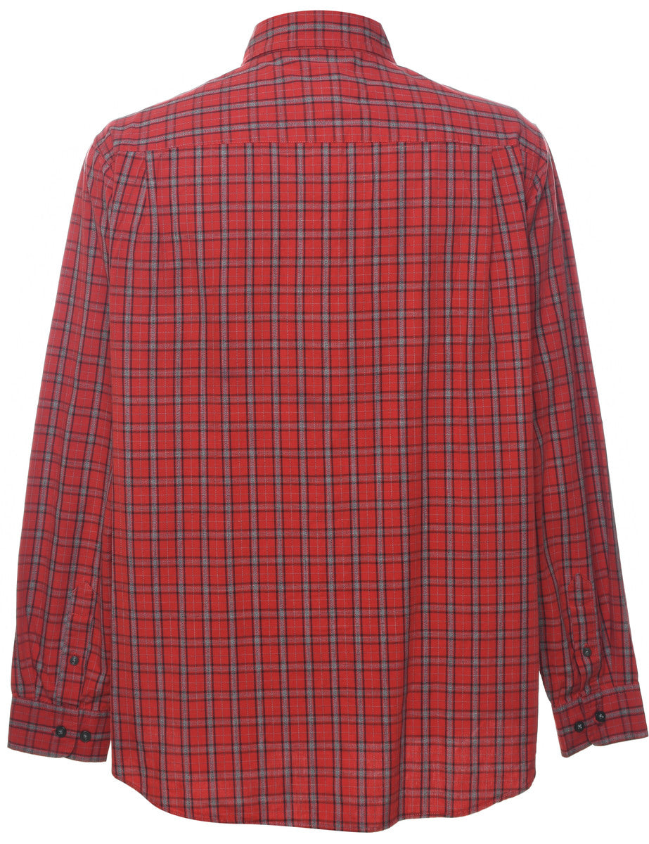 calvin klein red dress shirt Calvin Klein Boys red sateen dress shirt, sz 20