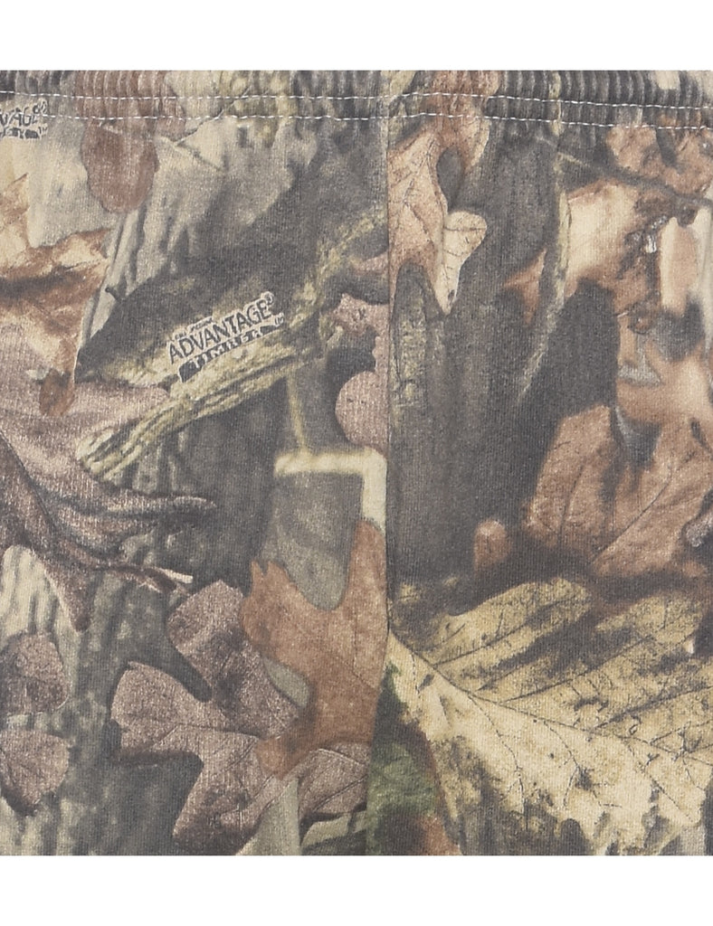 Camouflage Design Jogging Bottoms - W28 L31