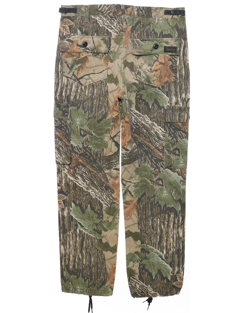 Camouflage Print Cargo Pants - W35 L31
