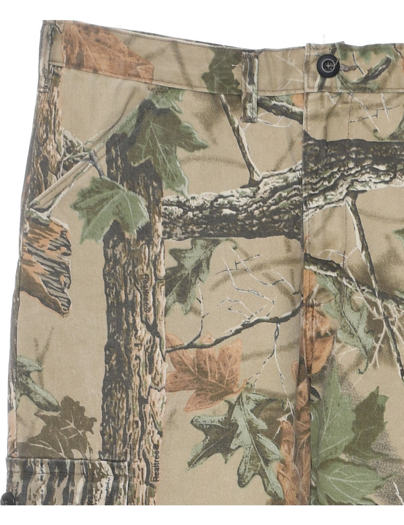 Camouflage Print Cargo Pants - W35 L31