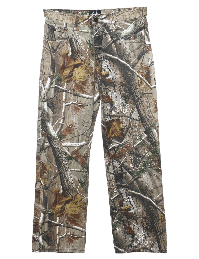 Camouflage Print Cargo Trousers - W31 L30