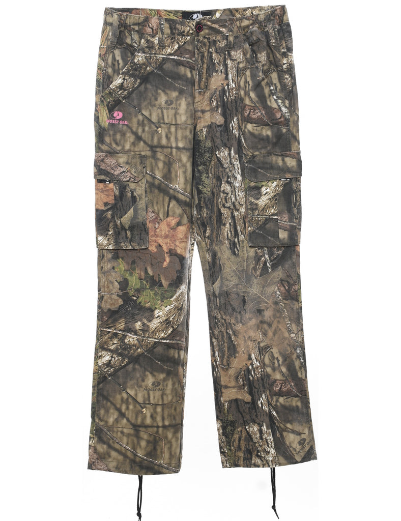 Camouflage Print Cargo Trousers - W32 L32