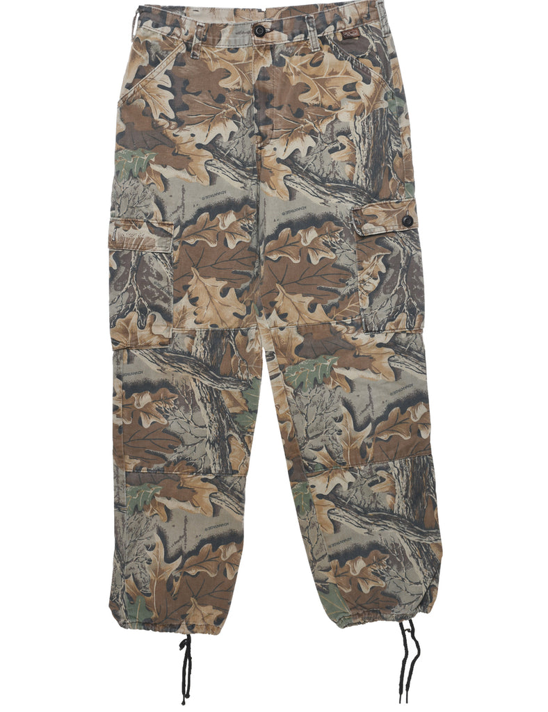 Camouflage Print Cargo Trousers - W31 L30