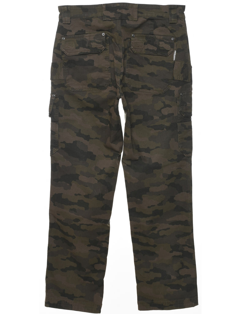 Camouflage Print Cargo Trousers - W32 L32