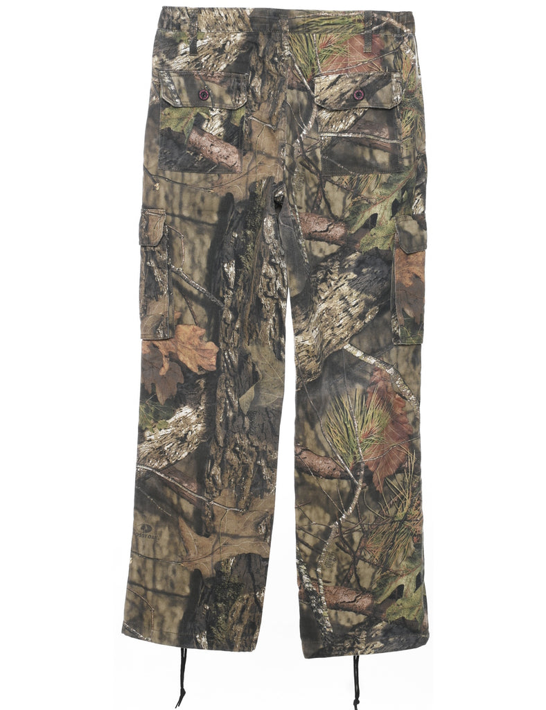 Camouflage Print Cargo Trousers - W32 L32