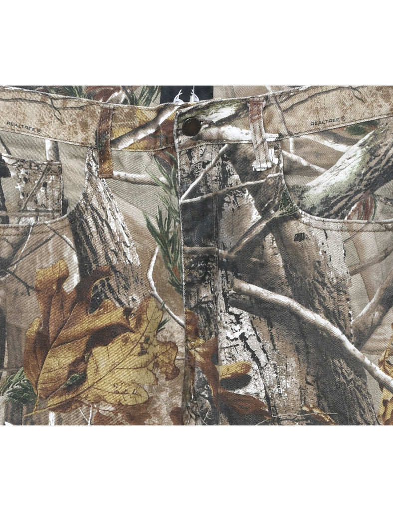 Camouflage Print Cargo Trousers - W31 L30
