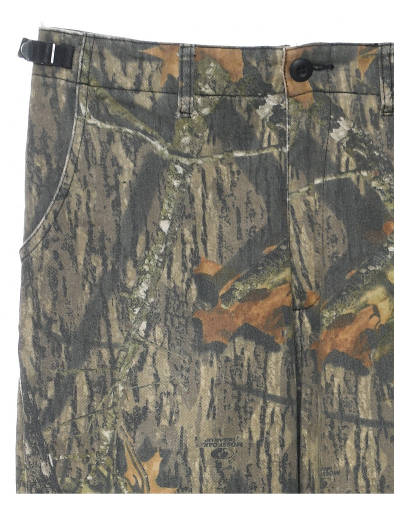 Camouflage Print Cargo Trousers - W32 L32