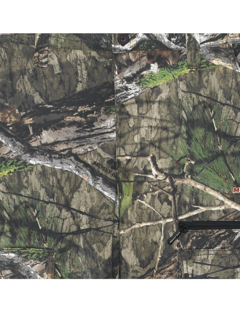 Camouflage Print Cargo Trousers - W34 L32