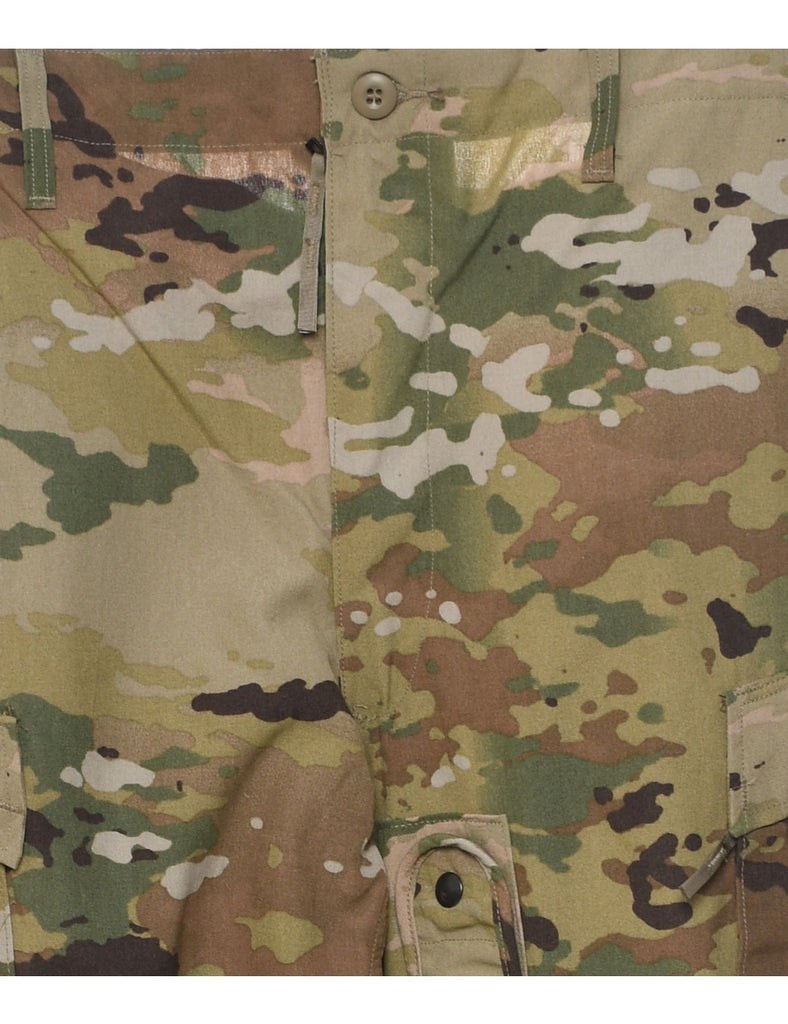 Camouflage Print Cargo Trousers - W37 L33