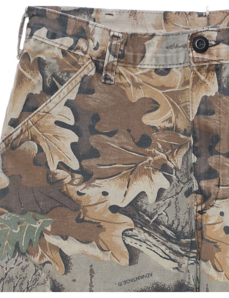 Camouflage Print Cargo Trousers - W31 L30