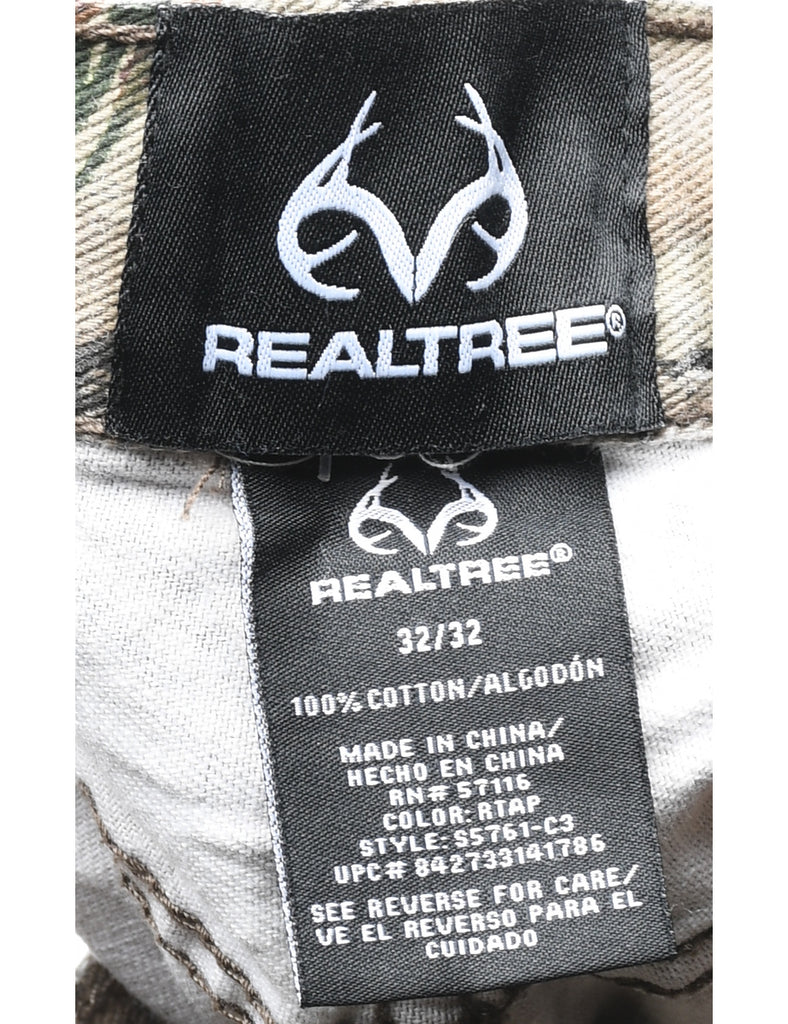 Camouflage Print Cargo Trousers - W31 L30