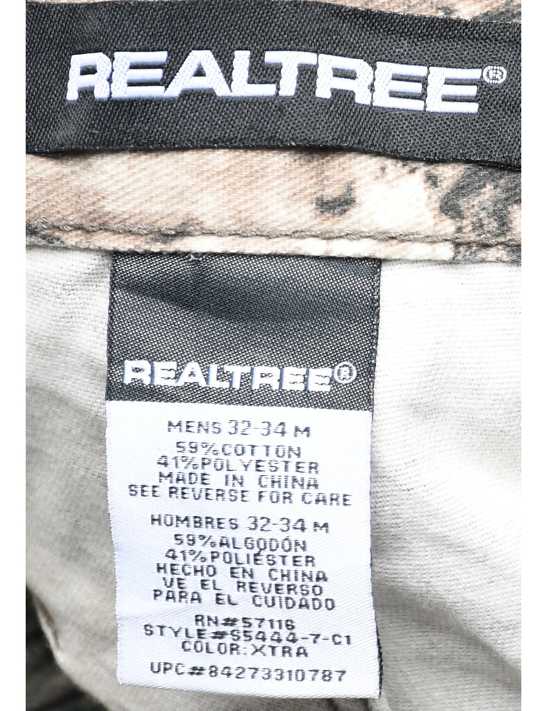 Camouflage Print Cargo Trousers - W32 L34