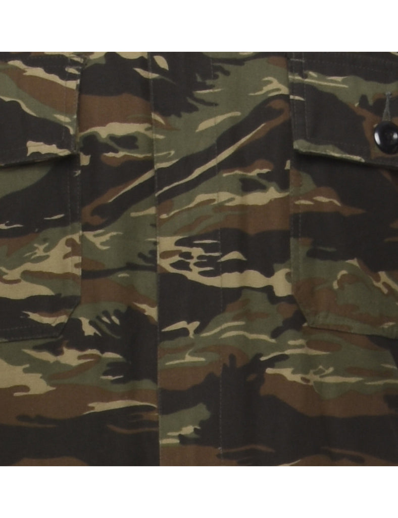 Camouflage Print Classic Boiler Suit - XL