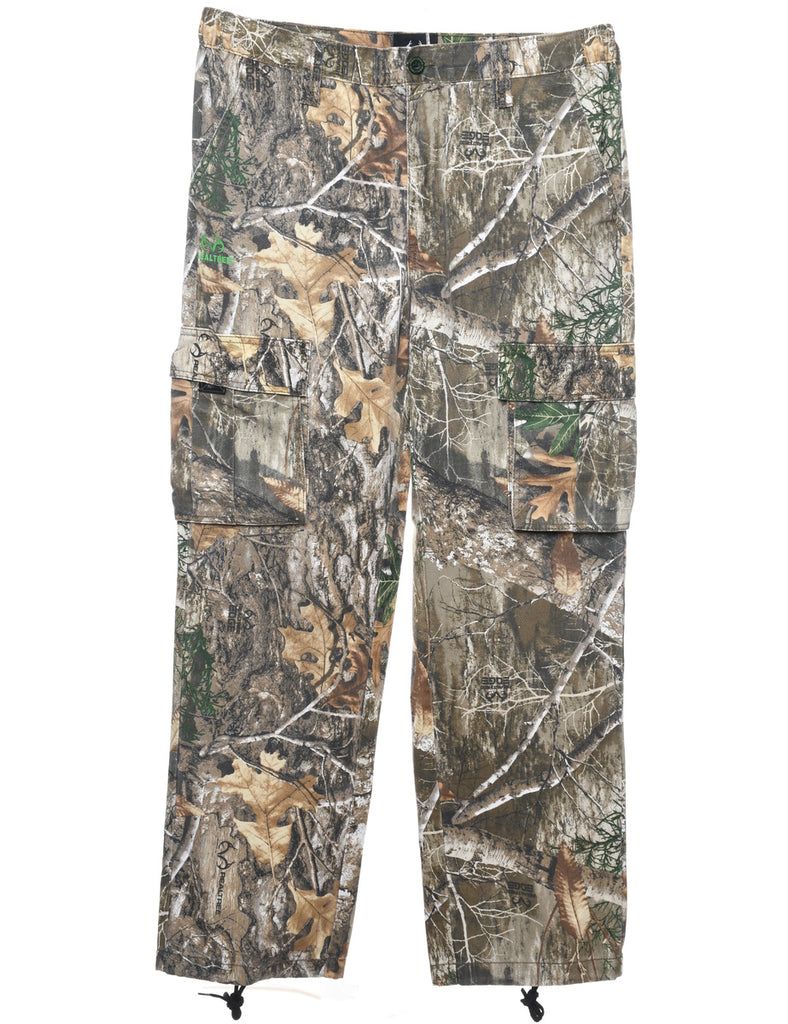 Camouflage Print Classic Cargo Trousers - W34 L32