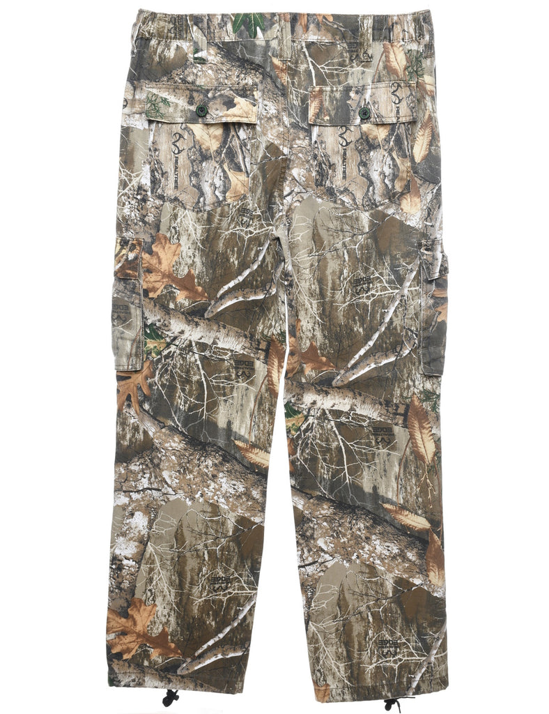 Camouflage Print Classic Cargo Trousers - W34 L32