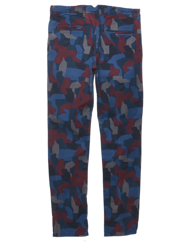 Camouflage Print Trousers - W32 L31
