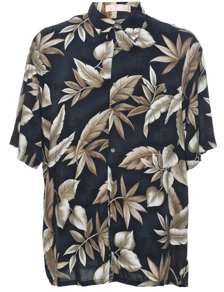 Campia Foliage Hawaiian Shirt - L