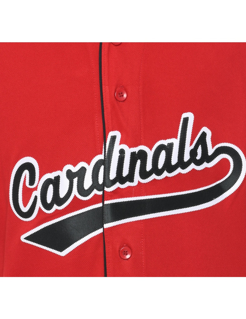 Cardinals Embroidered T-shirt - L