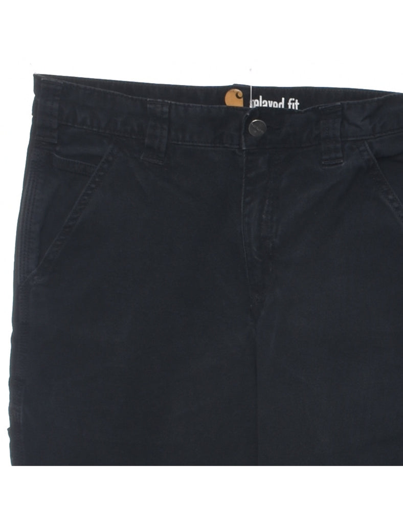 Carhartt Black Cargo Trousers - W30 L32