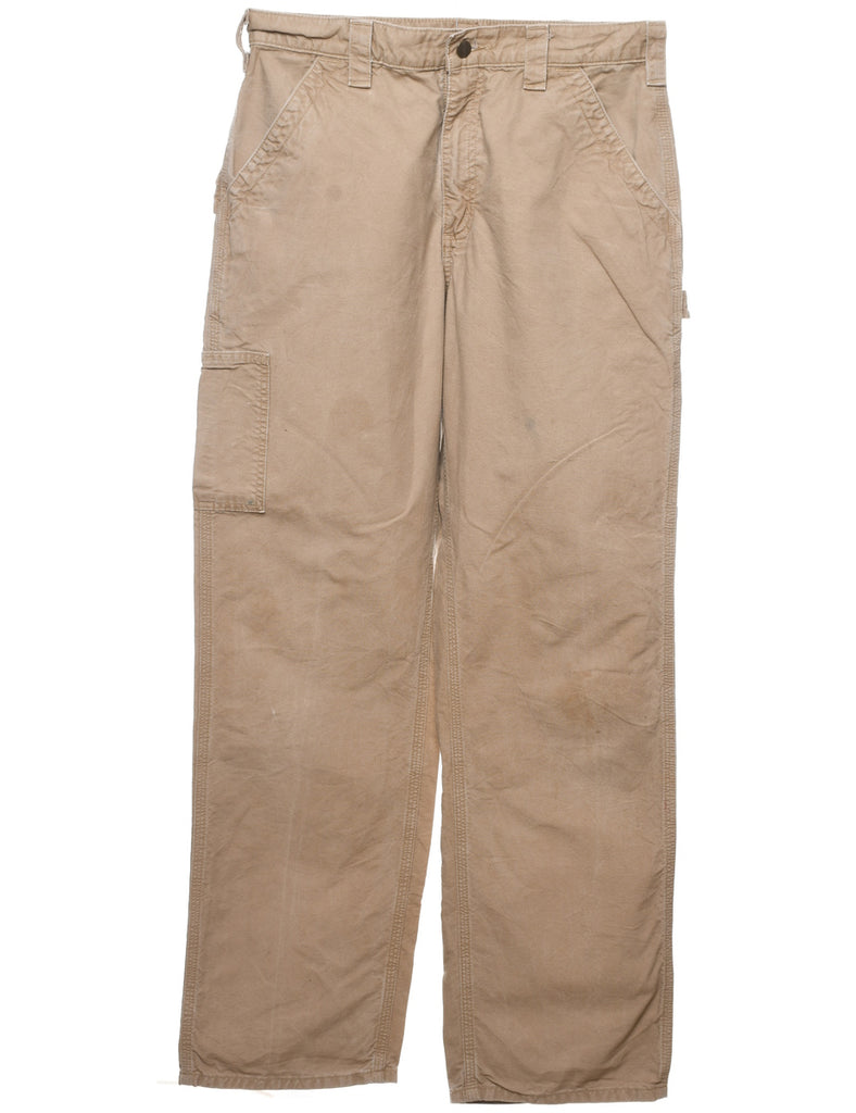 Carhartt Light Brown Casual Workwear Trousers - W32 L34