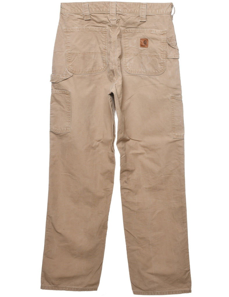 Carhartt Light Brown Casual Workwear Trousers - W32 L34