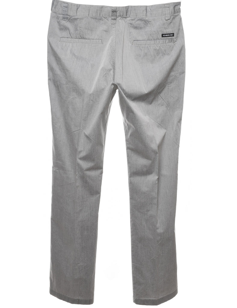 Casual Light Grey Tailored Trousers - W32 L32