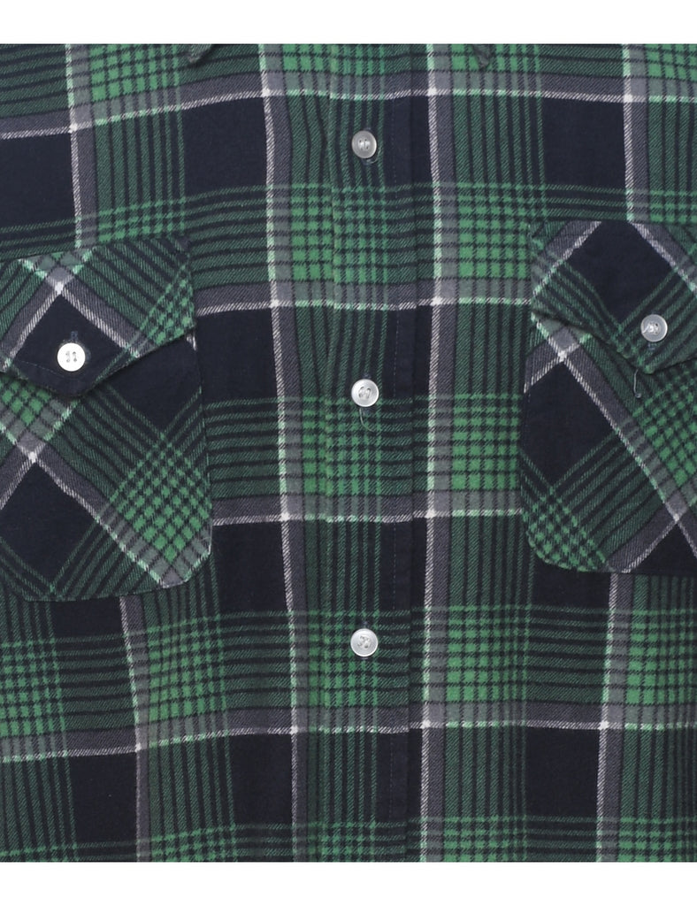 Champion 70's Collar Checked Shirt - L