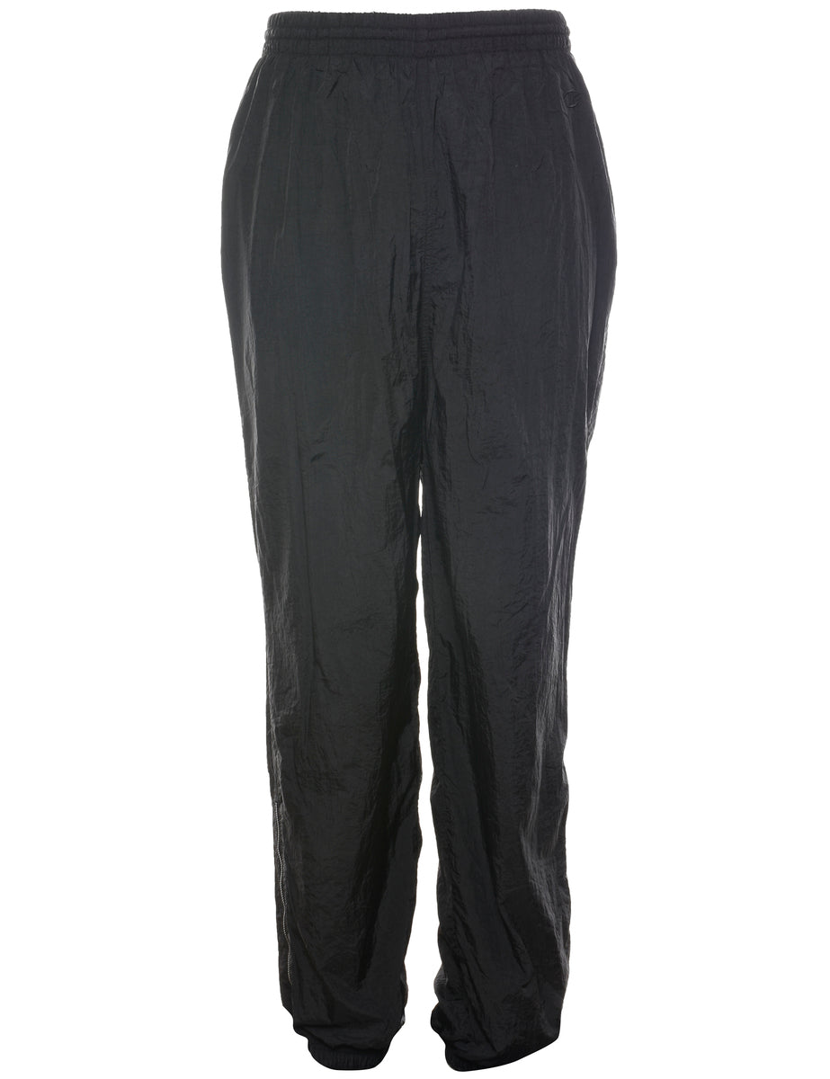Men s Champion Champion Black Track Pants Black L Beyond Retro