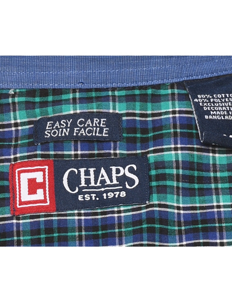 Chaps Checked Shirt - M