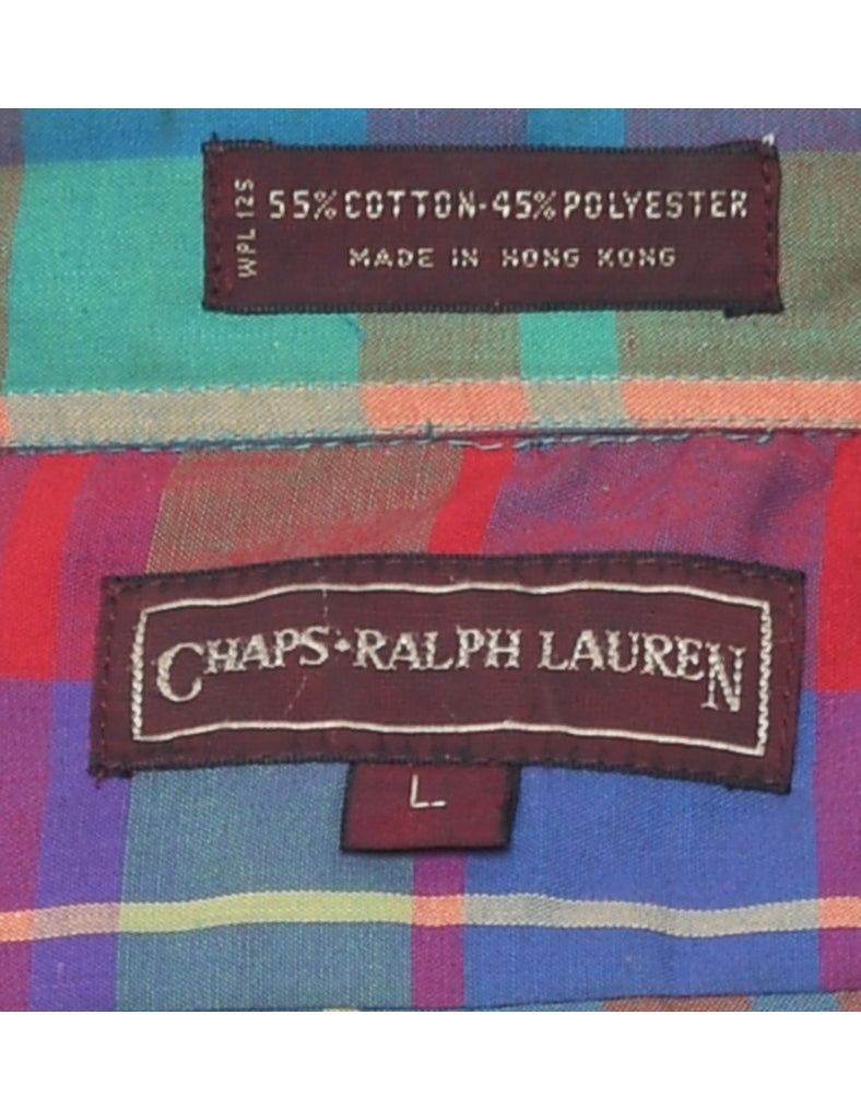 Chaps Checked Shirt - L