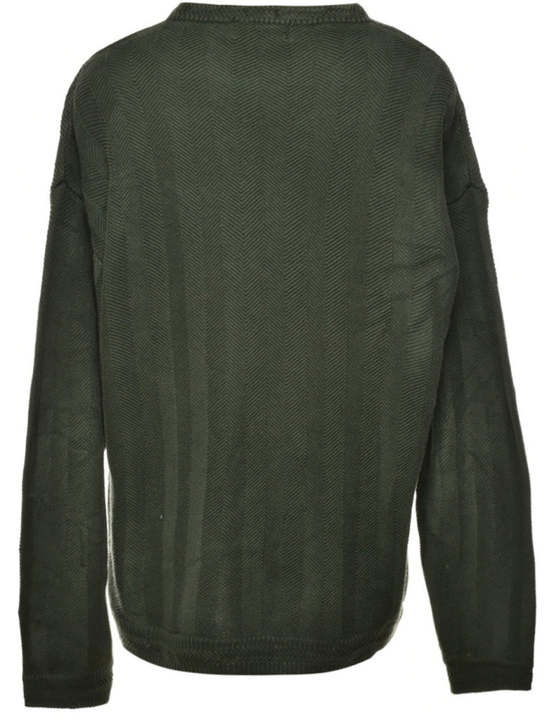Chaps Green Jumper - L