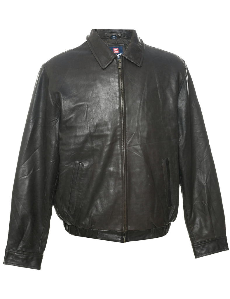 Chaps Leather Jacket - M