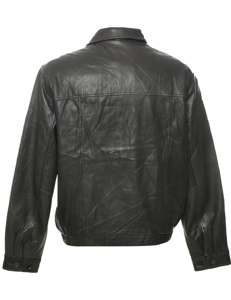 Chaps Leather Jacket - M
