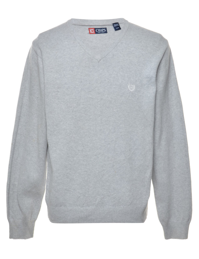 Chaps Light Grey Jumper - L
