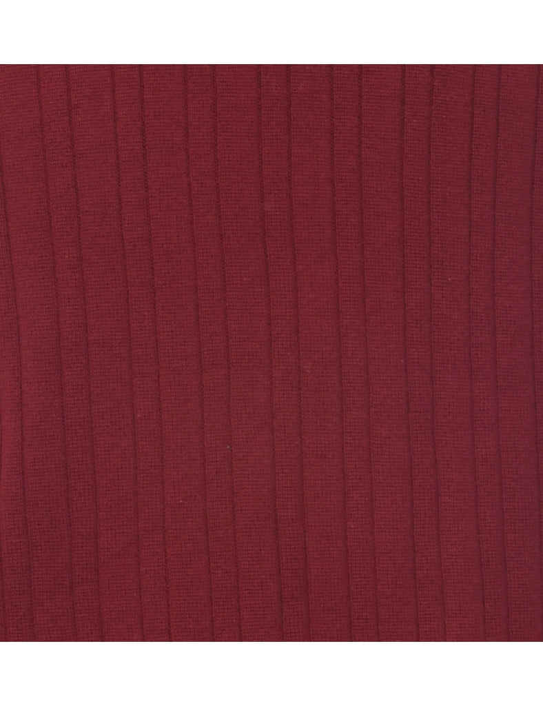 Chaps Maroon Vest - M