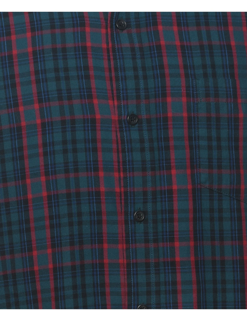 Chaps Multi-Colour Flannel Checked Shirt - L