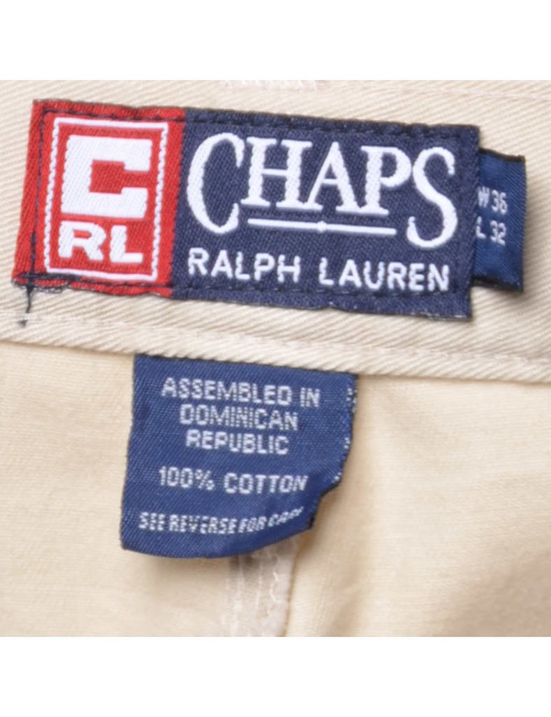 Chaps Off-White Chino Trousers - W35 L32