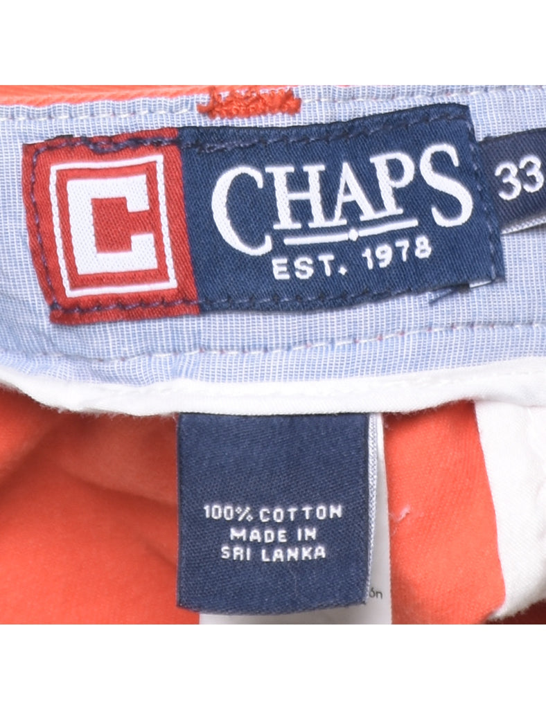 Chaps Orange Shorts - W33 L8
