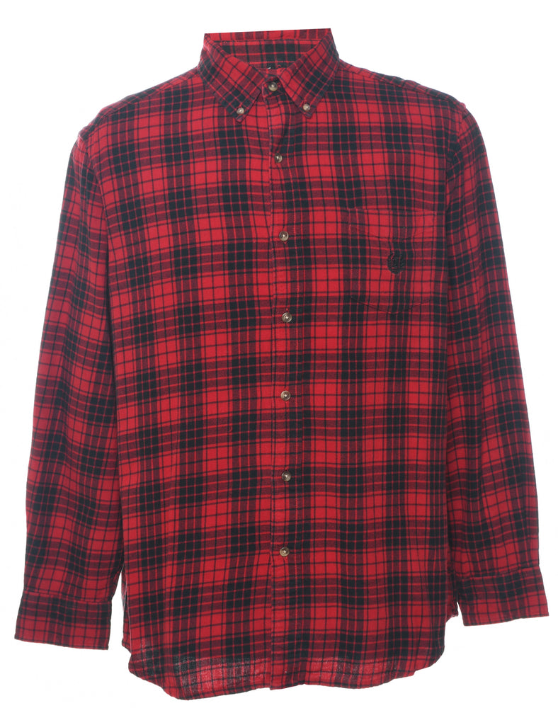 Chaps Plaid Shirt - L