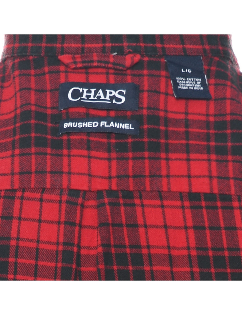 Chaps Plaid Shirt - L